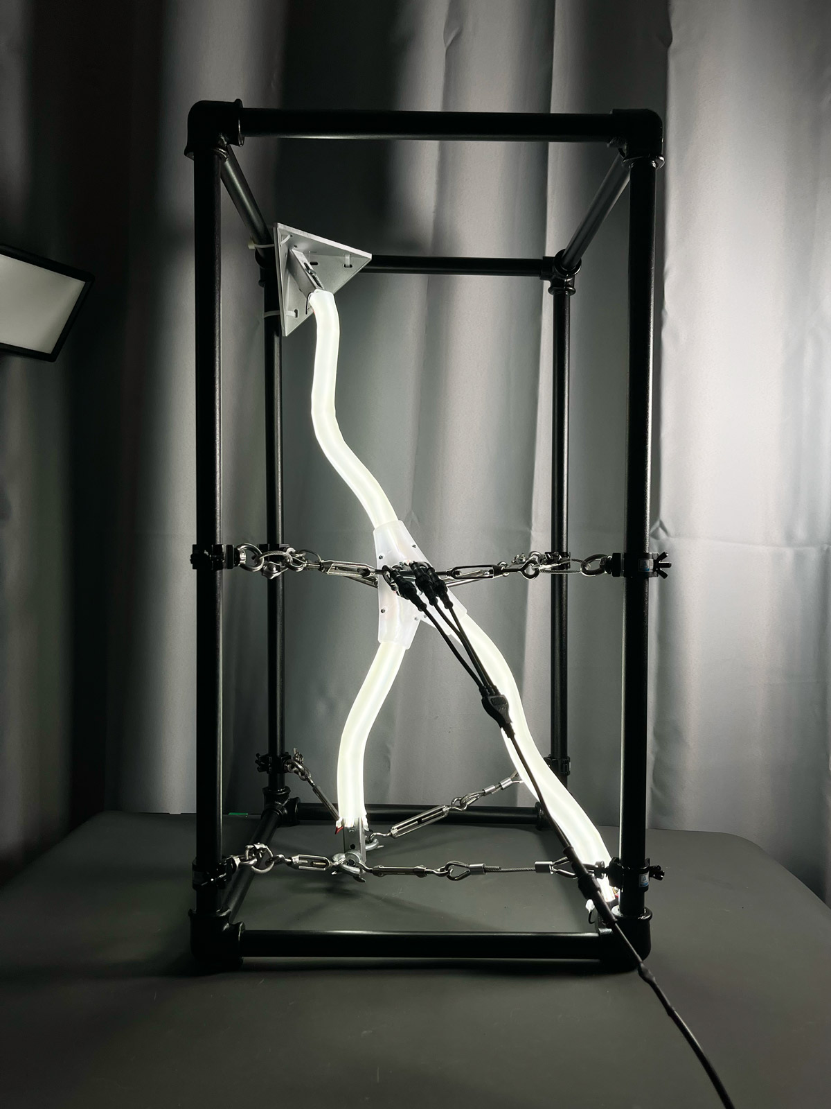 Prototype detail showing internal structure